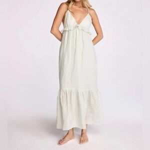 sundays Marceline Dress - Seafoam Stripe
